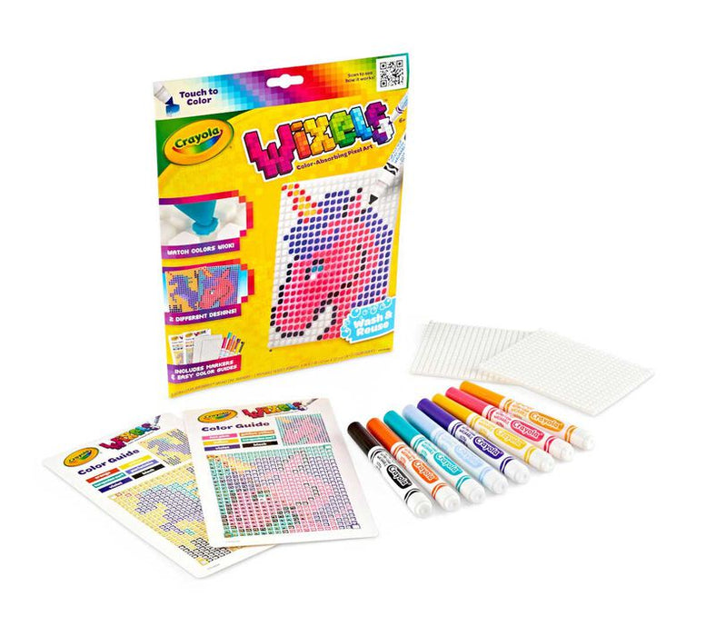 Crayola Wixels Unicorn Activity Kit, Pixel Art Coloring Set - Preggy Plus