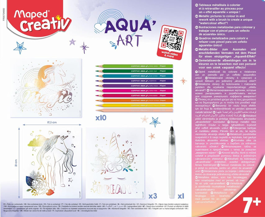 Maped Creativ Aqua Art - Unicorns - Preggy Plus