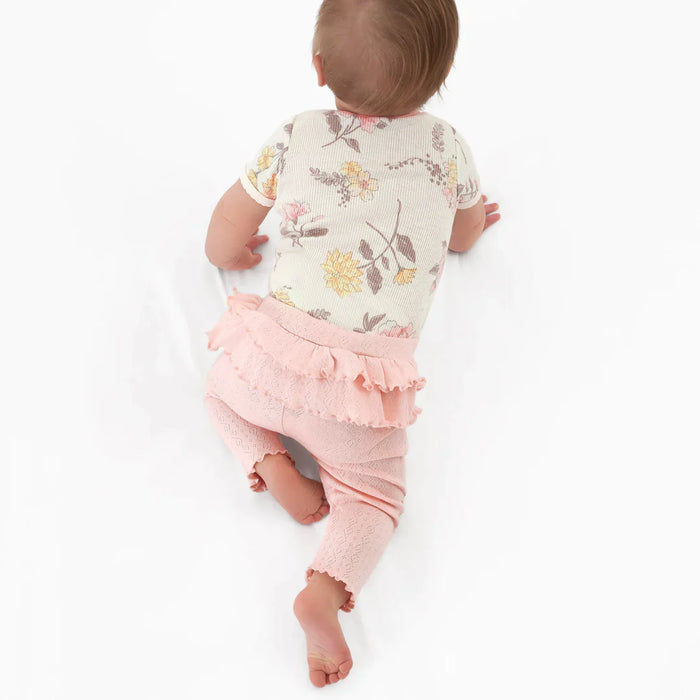 Gerber 2-Pack Baby Girls Vintage Floral Pants, 6-9 Months (1373821DA G01 6/9) - Preggy Plus