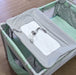 New, Assembled & Slightly Soiled Infanti Always Together Playard and Co-Sleeper, Mint - Preggy Plus