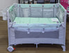 New, Assembled & Slightly Soiled Infanti Always Together Playard and Co-Sleeper, Mint - Preggy Plus