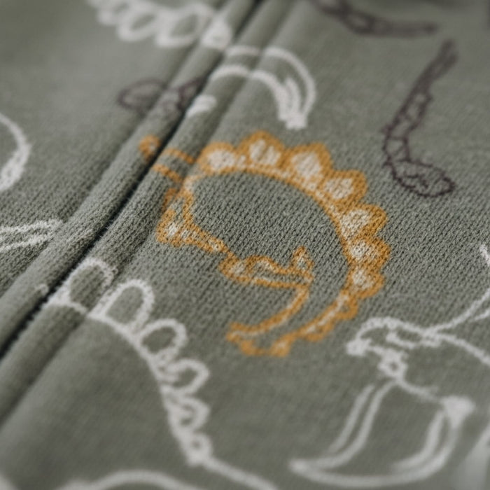 Gerber Baby Boys Dinosaur Footed Fleece Pajamas, 6-9 Months (581245 B05 NB4 6-9M) - Preggy Plus