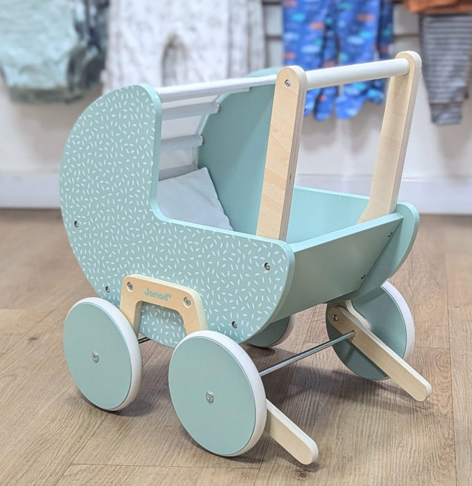 New & Assembled Janod Doll's Pram