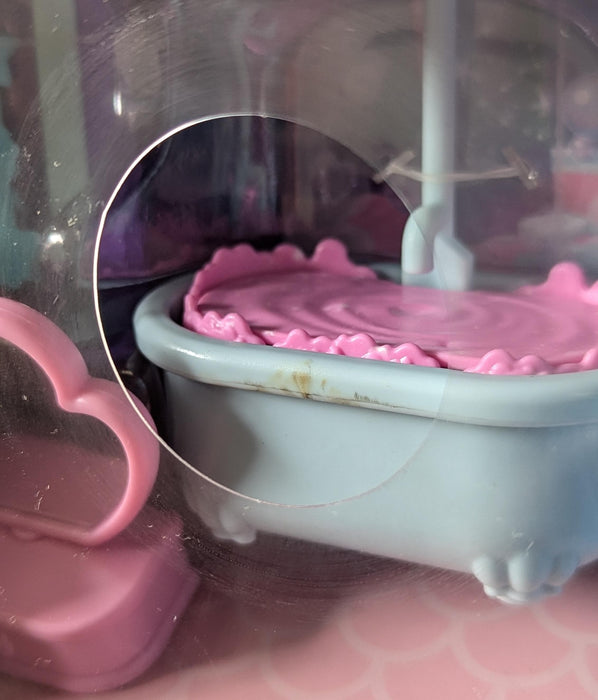 New & Discounted Gabby’s Dollhouse, Primp and Pamper Bathroom with Mercat Figure - Preggy Plus