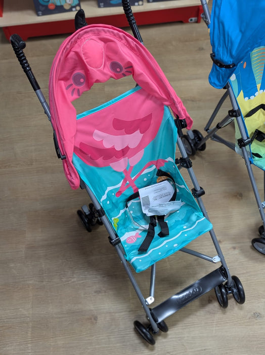 New & Assembled Cosco Character Umbrella Stroller - Pink Flamingo - Preggy Plus