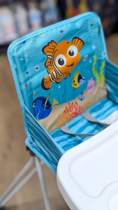 New & Assembled Bright Starts Disney Baby Finding Nemo Pop N Dine Portable High Chair