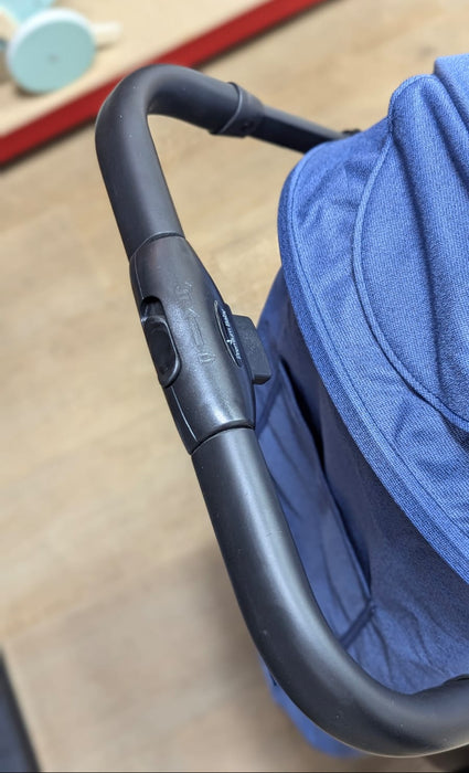 New & Assembled Premium Baby Roma Stroller - Blue/Black