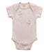 Gerber 3-Pack Baby Girls Cherries Short Sleeve Onesies® Bodysuits, Newborn (582957 G08 NB3 0-3M) - Preggy Plus