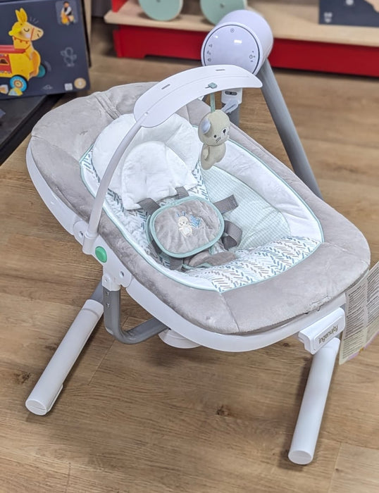 New & Assembled Ingenuity AnyWay Sway Multi-Direction Portable Baby Swing - Spruce - Preggy Plus