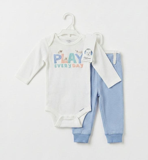 Gerber Baby Boys Take-Me-Home 3 piece Set - Play Everyday, 12 Months (626106 B01 NB5 12M) - Preggy Plus