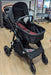 New & Assembled Infanti Noa Pramette Travel System - Red/Black - Preggy Plus