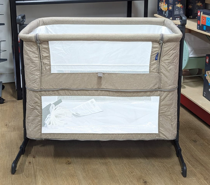 New & Assembled Infanti Next To You Co-sleeper, Beige - Preggy Plus
