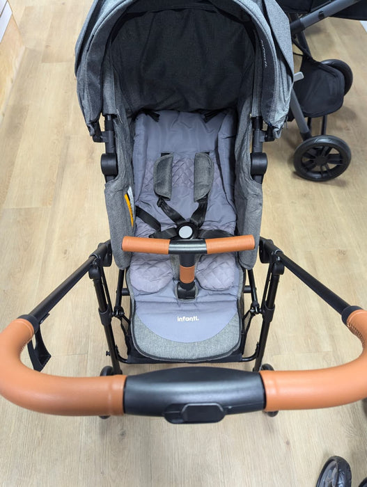 New & Assembled Infanti Zuri 360° Stroller - Grey - Preggy Plus