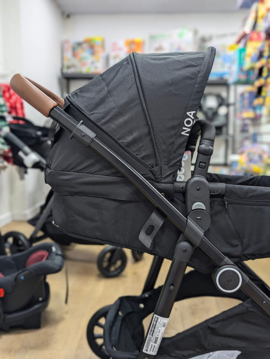 New & Assembled Infanti Noa Pramette Travel System - Red/Black - Preggy Plus