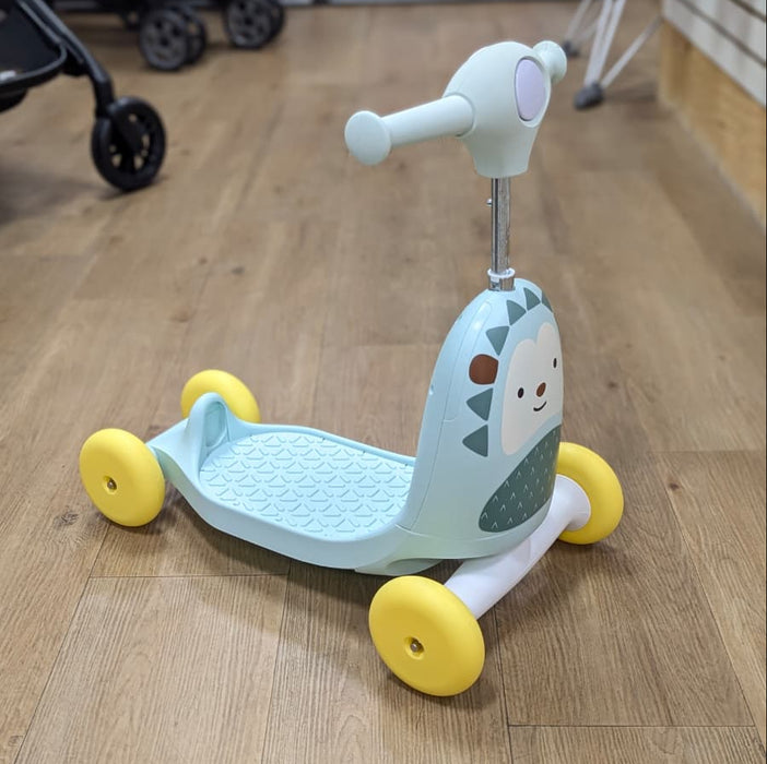 New & Assembled Skip Hop Zoo 3-In-1 Wagon/Ride On/Scooter Toy - Hedgehog - Preggy Plus