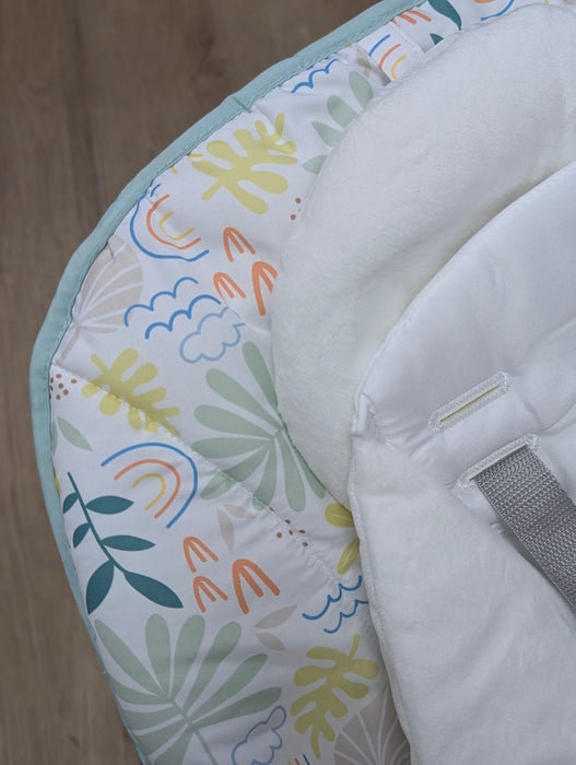 New & Assembled Ingenuity Keep Cozy 3-in-1 Grow with Me Bouncer & Rocker - Tropical Rainbow - Preggy Plus