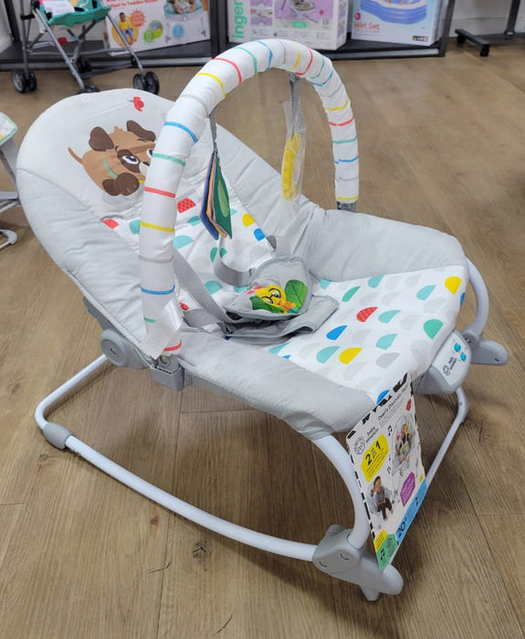 New & Assembled Baby Einstein Dean's Discovery Spot Musical Infant to Toddler Rocker