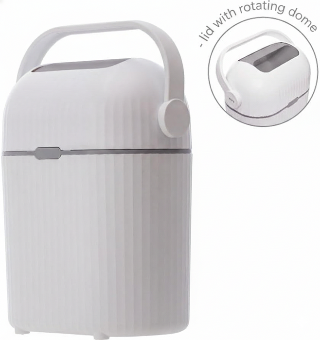 Buba Anti-Odor Trash Can - White - Preggy Plus