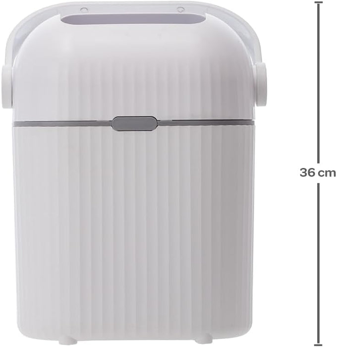 Buba Anti-Odor Trash Can - White - Preggy Plus
