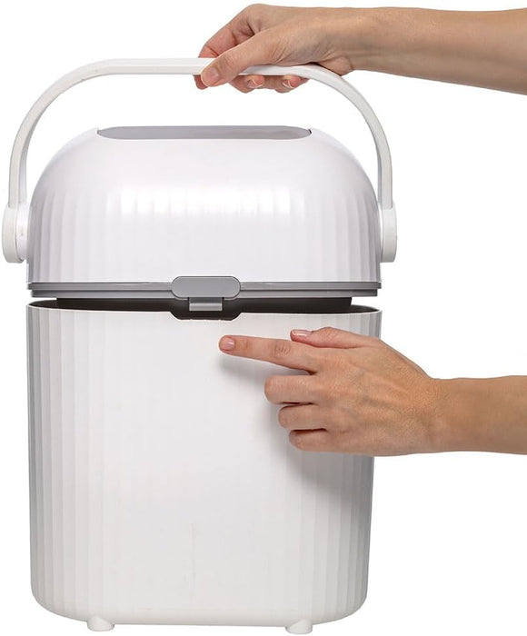 Buba Anti-Odor Trash Can - White - Preggy Plus
