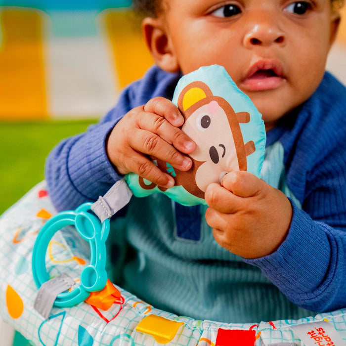 Bright Starts Learn-to-Sit 2-Position Baby Floor Seat - Wild Vibes - Preggy Plus