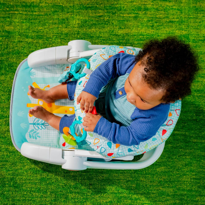 Bright Starts Learn-to-Sit 2-Position Baby Floor Seat - Wild Vibes - Preggy Plus