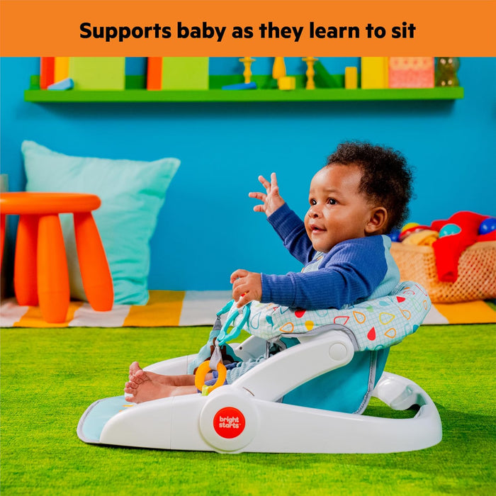 Bright Starts Learn-to-Sit 2-Position Baby Floor Seat - Wild Vibes - Preggy Plus