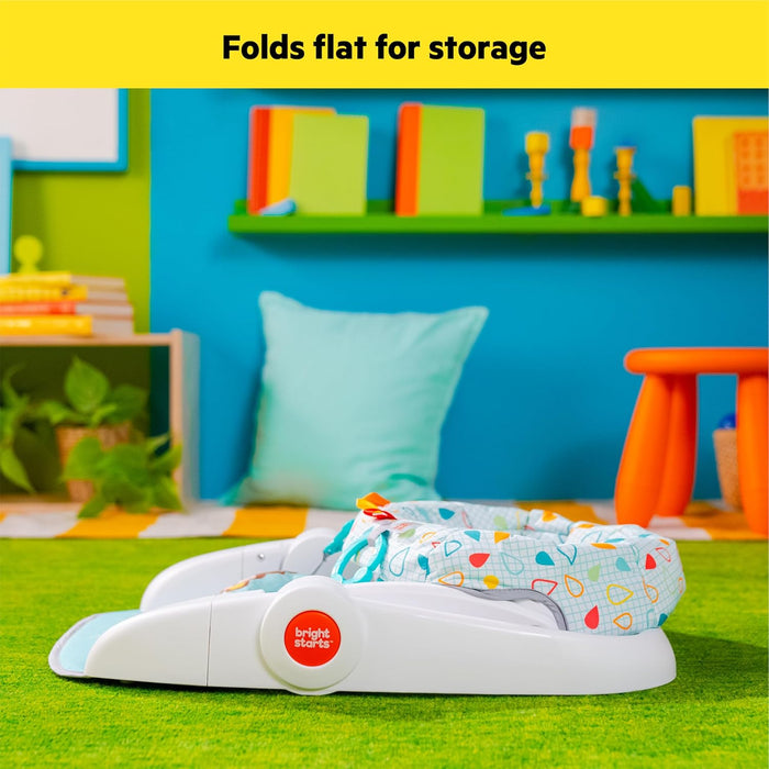 Bright Starts Learn-to-Sit 2-Position Baby Floor Seat - Wild Vibes - Preggy Plus