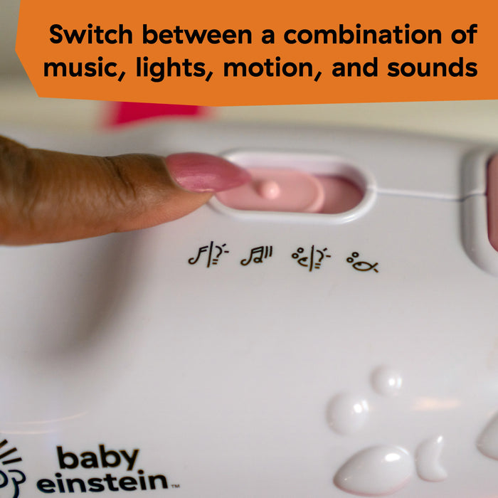 Baby Einstein Sea Dreams Soother Musical Crib Toy and Sound Machine - Pink