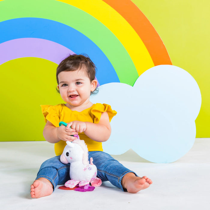 Bright Starts Sparkle & Shine Unicorn On-the-Go Take-Along Toy