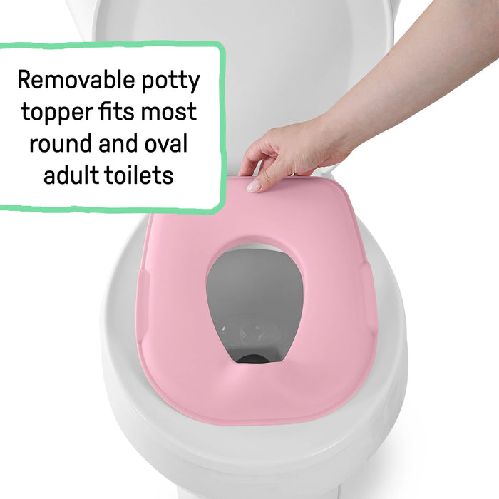 Ingenuity Prepare to Potty 3-in-1 System - Pink