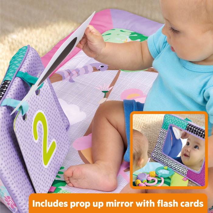 Bright Starts Treetop Bloom Baby Activity Gym & Tummy Time Mat