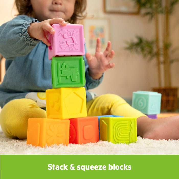 Bright Starts Cubes & Cuties 18-Piece Gift Set - Multicolor