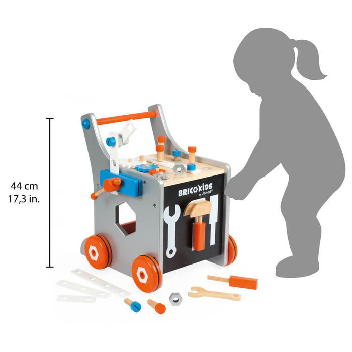 Janod Brico'Kids Magnetic Diy Trolley (wood) - Preggy Plus