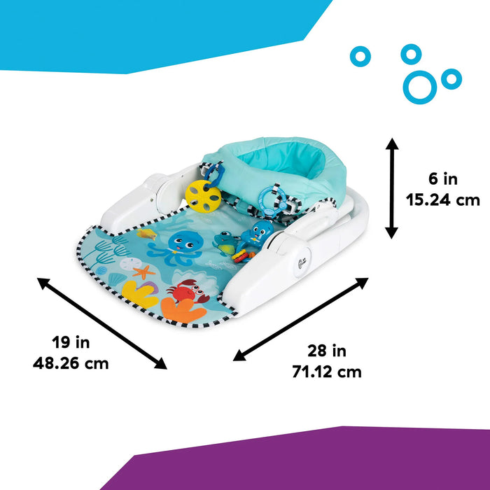 Baby Einstein Ocean Explorers Sea of Support™ 2-in-1 Sit-Up Floor Seat with removable tray