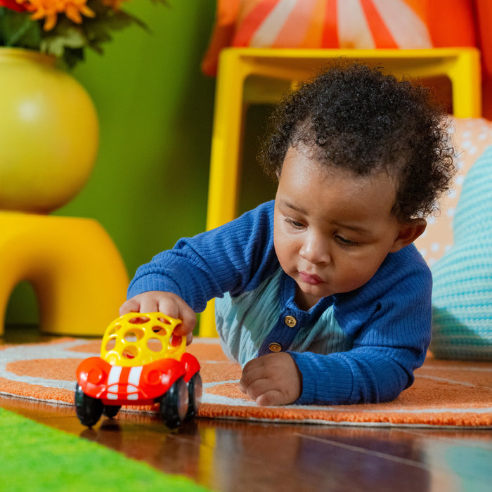 Oball Easy Grasp Rattle & Roll Buggie Push Car