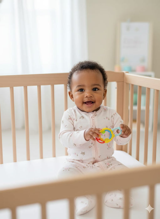 Gerber 2-Pack Girls Pink Garden Sleep n Play Pajamas with mitten cuffs, 6-9 Months (646375 G01 NB2 6-9M)