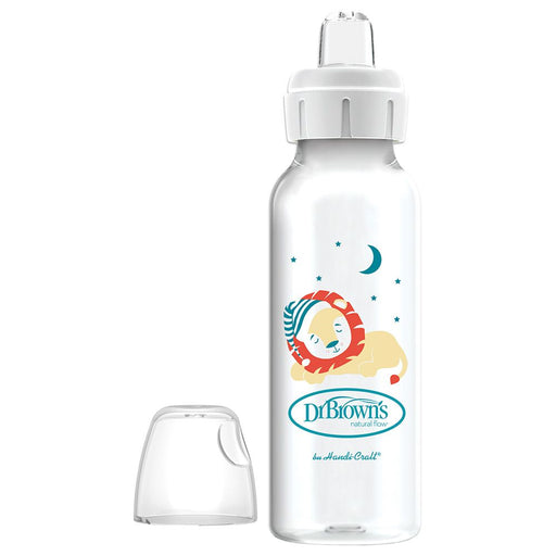 Dr. Brown's Natural Flow Narrow Options+ Anti-Colic Baby Bottles, 8oz, 1 Count, LION - Preggy Plus