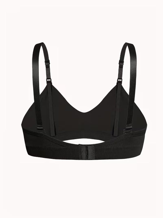 The ComfortFit Nursing Bra - XL, Set of 3 (Black, White, Wine Red)