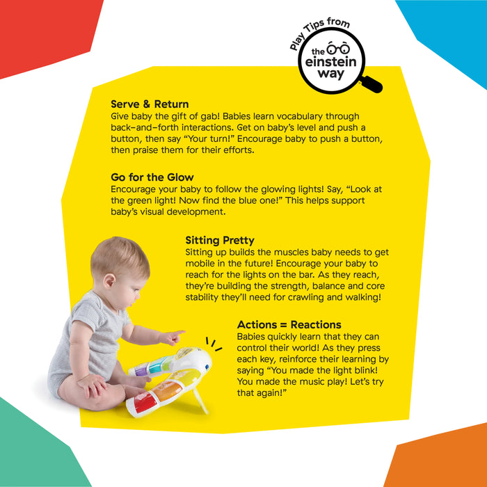 Baby Einstein Glow & Discover Light Bar Activity Station