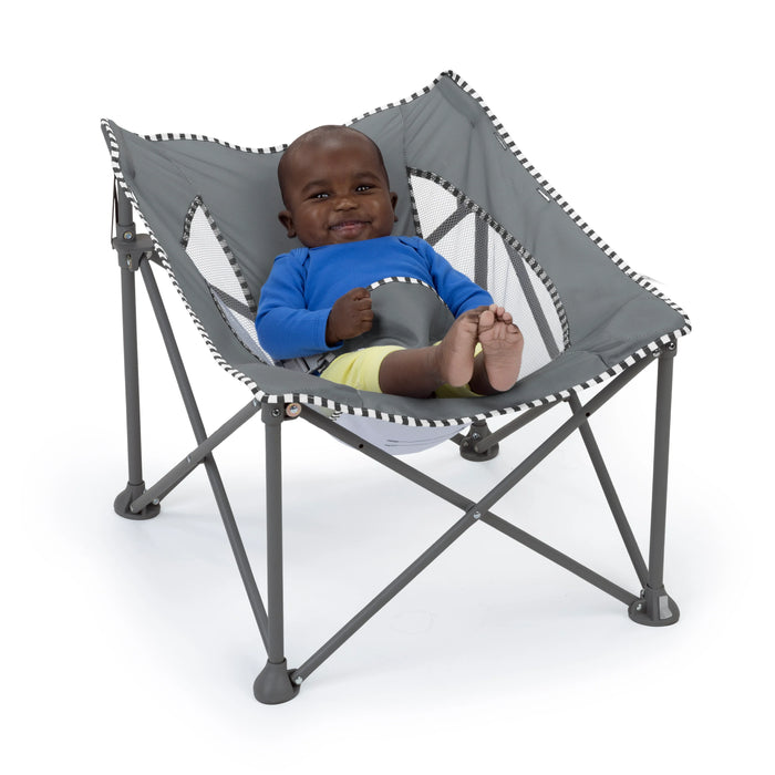 Bright Starts Pop 'N Chill Travel Seat - Grey