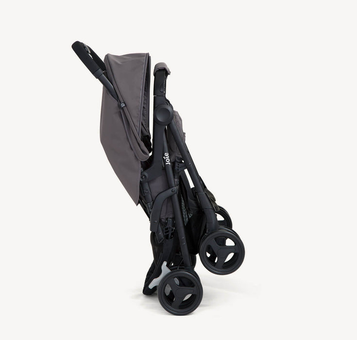 Joie Aire Twin Stroller with Reversible Seat Pads - Dark Pewter