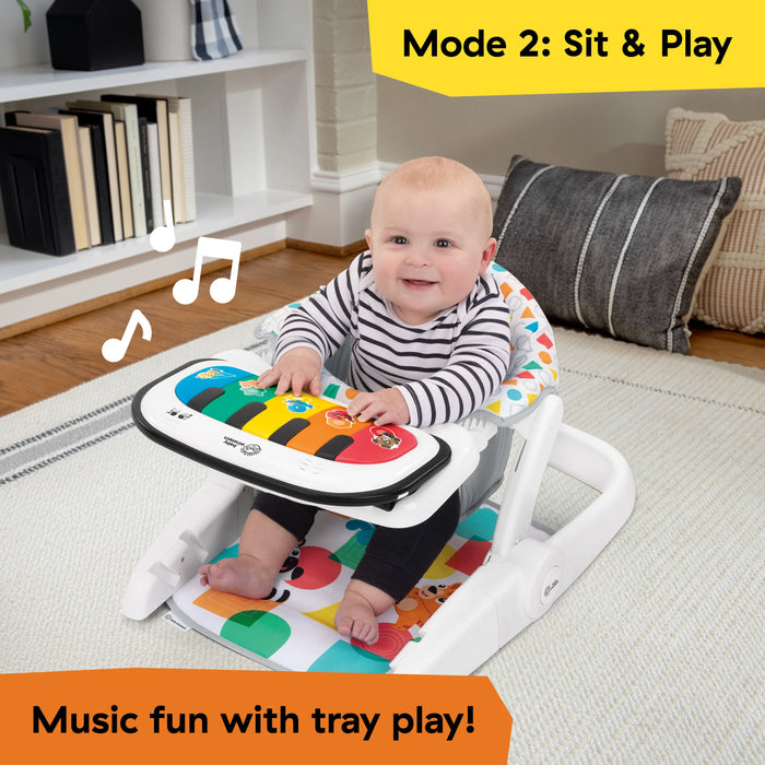Baby Einstein 4-in-1 Kickin' Tunes Learn-to-Sit Music & Language Floor Seat