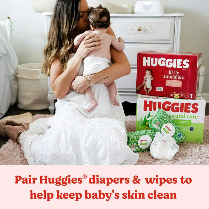 Huggies Natural Care Sensitive Baby Wipes, Unscented, 1 Soft Pack (16 Wipes Total)