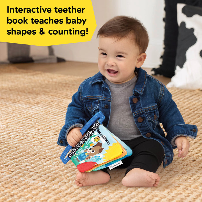 Baby Einstein Farm Explorers Shapes at the Farm Teether Book