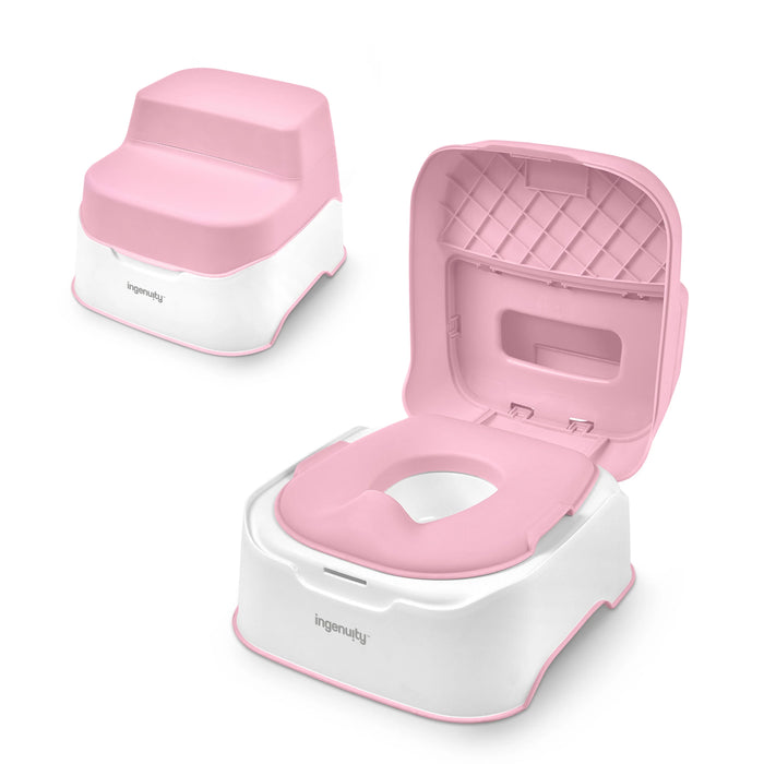 Ingenuity Prepare to Potty 3-in-1 System - Pink