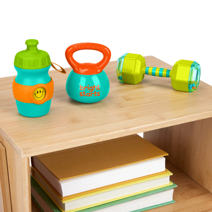 Bright Starts Off to the Gym 3 Piece Gift Set