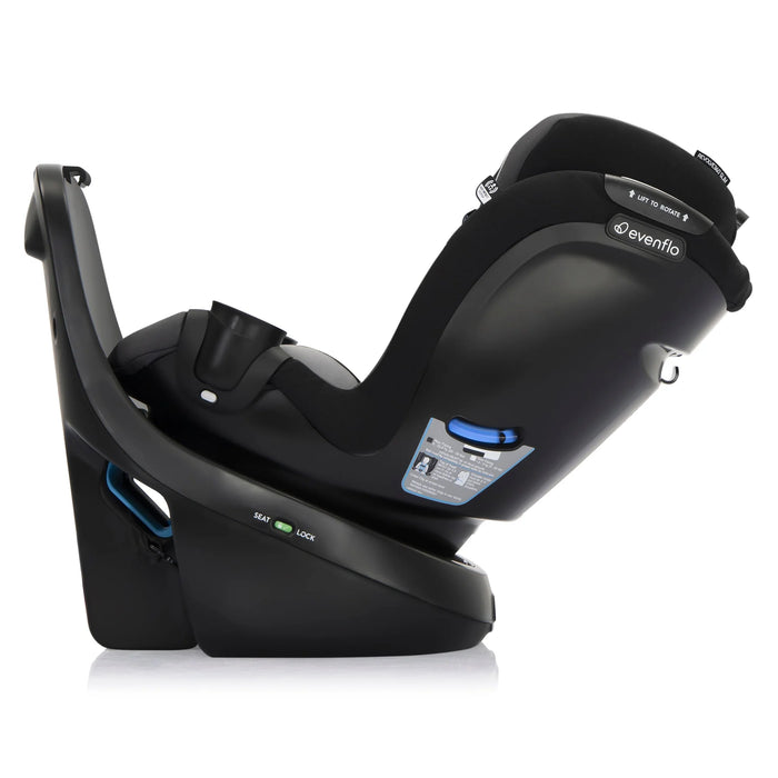 Evenflo Revolve360 Slim 2-in-1 Rotational Car Seat (Canton Black)