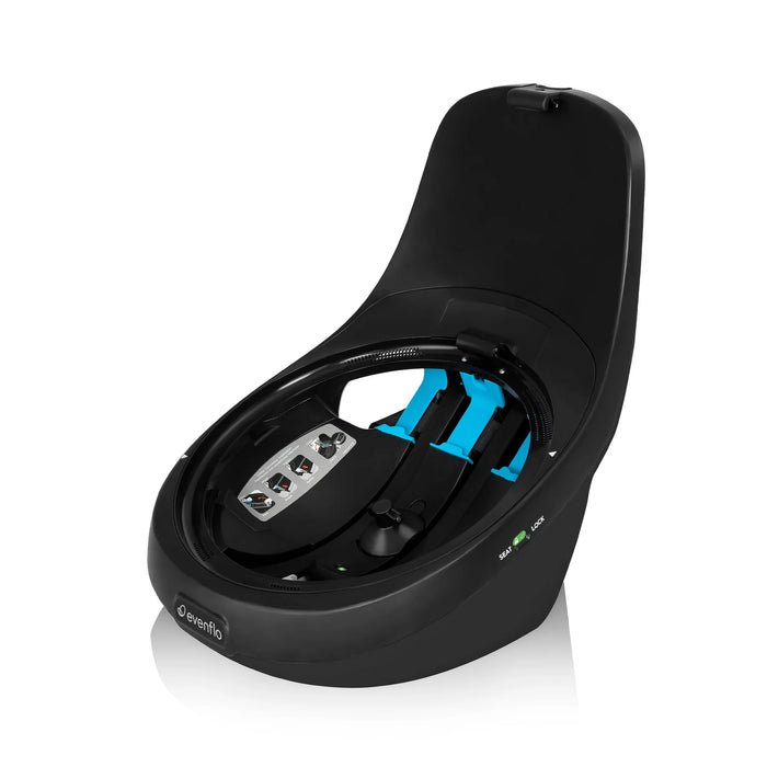 Evenflo Revolve360 Slim 2-in-1 Rotational Car Seat (Canton Black)