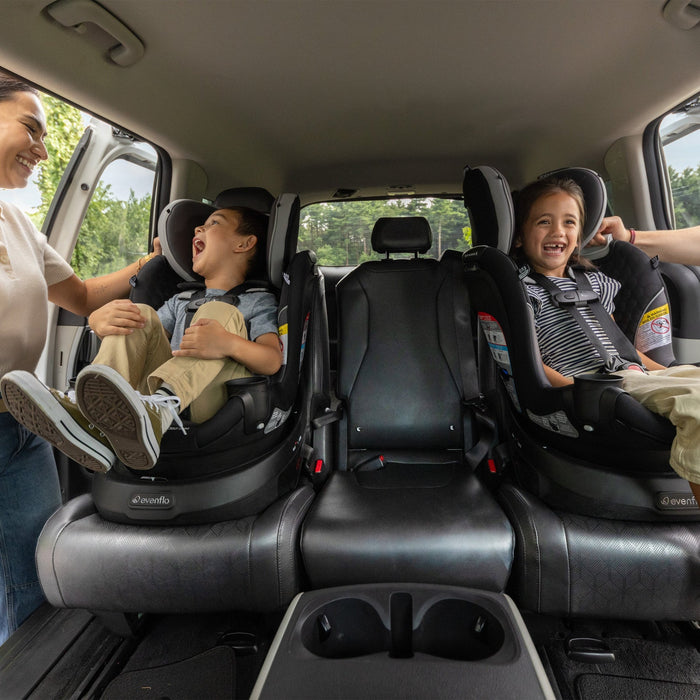 Evenflo Revolve360 Slim 2-in-1 Rotational Car Seat (Canton Black)